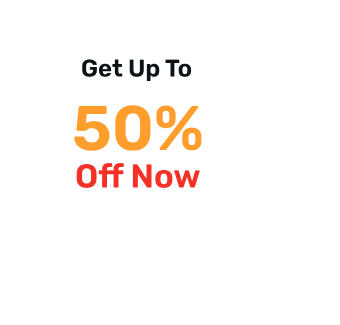get up to 50% off now